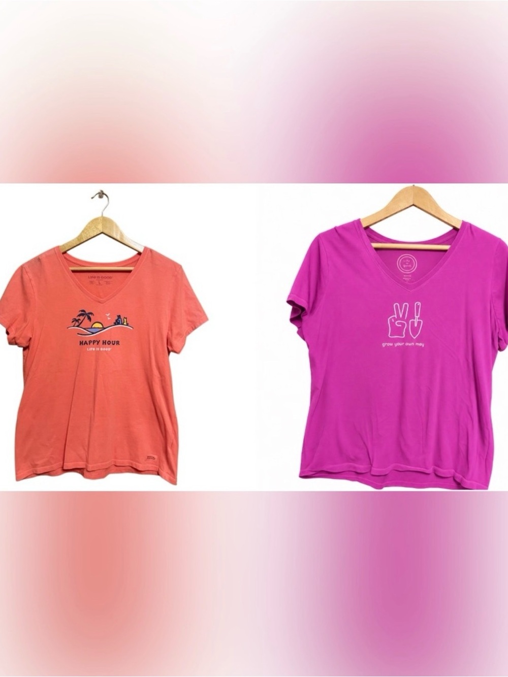 ☀️💖 Two Life Is Good Tees, Double the Good Vibes! ☀️💖